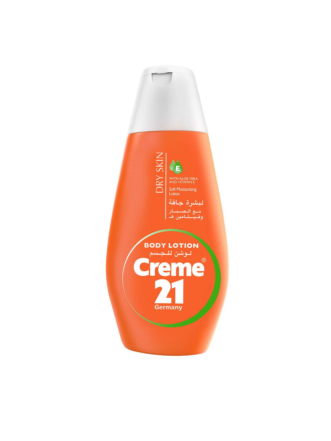 

Creme 21 Body Lotion for Dry Skin with Aloe Vera & Vitamin E - 400 ml, Orange