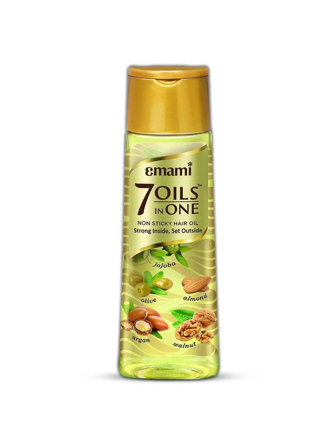 Emami 7 OILS IN ONE Non-Sticky Hair Oil with Jojoba Oil 