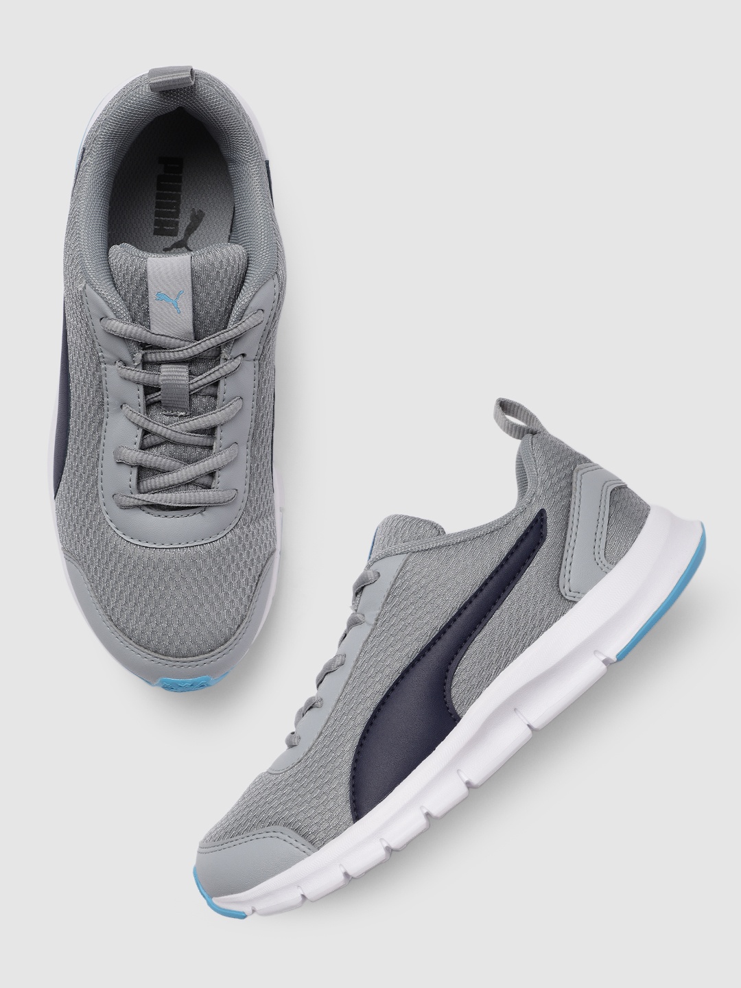 

Puma Kids Grey Racer Youth Running Shoes