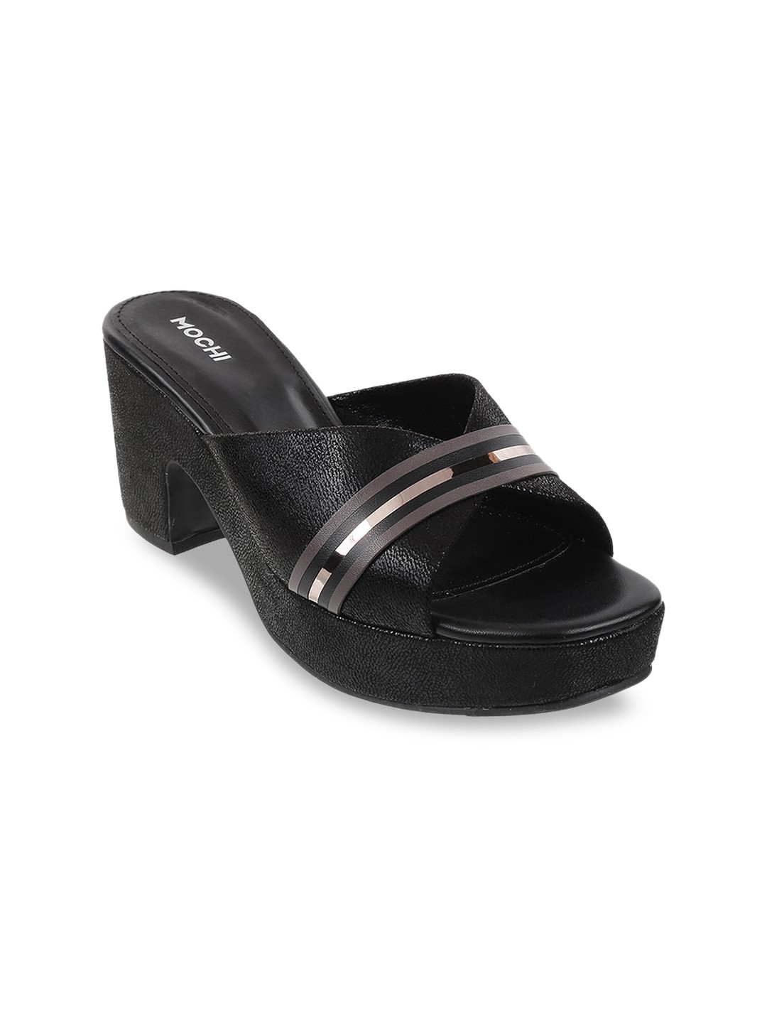

Mochi Black Platform Heels