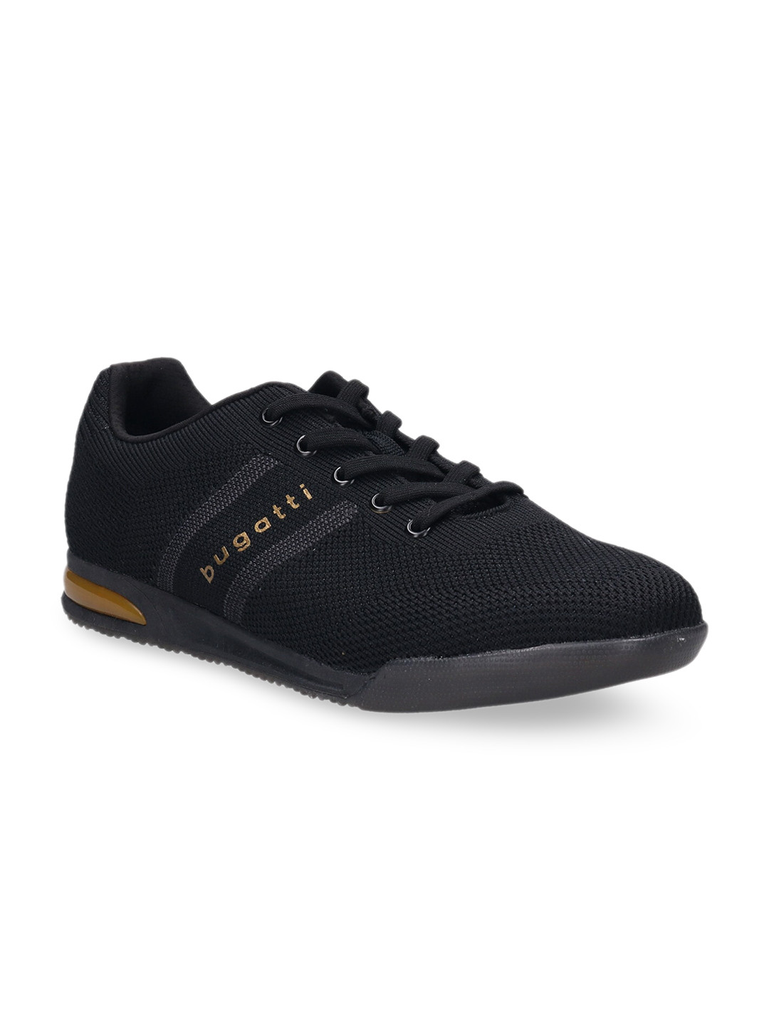 

Bugatti Trevor Men Black Solid Sneakers