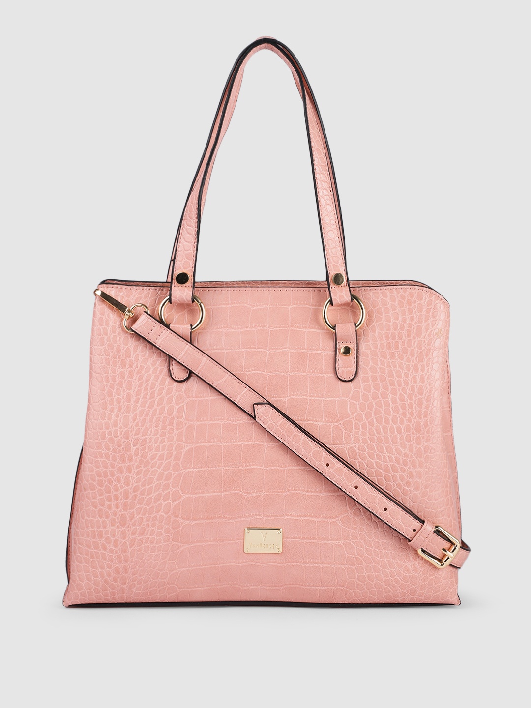 

Van Heusen Rose Pink Textured Shoulder Bag