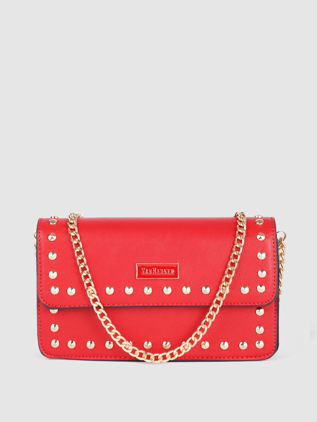 

Van Heusen Red Embellished Sling Bag