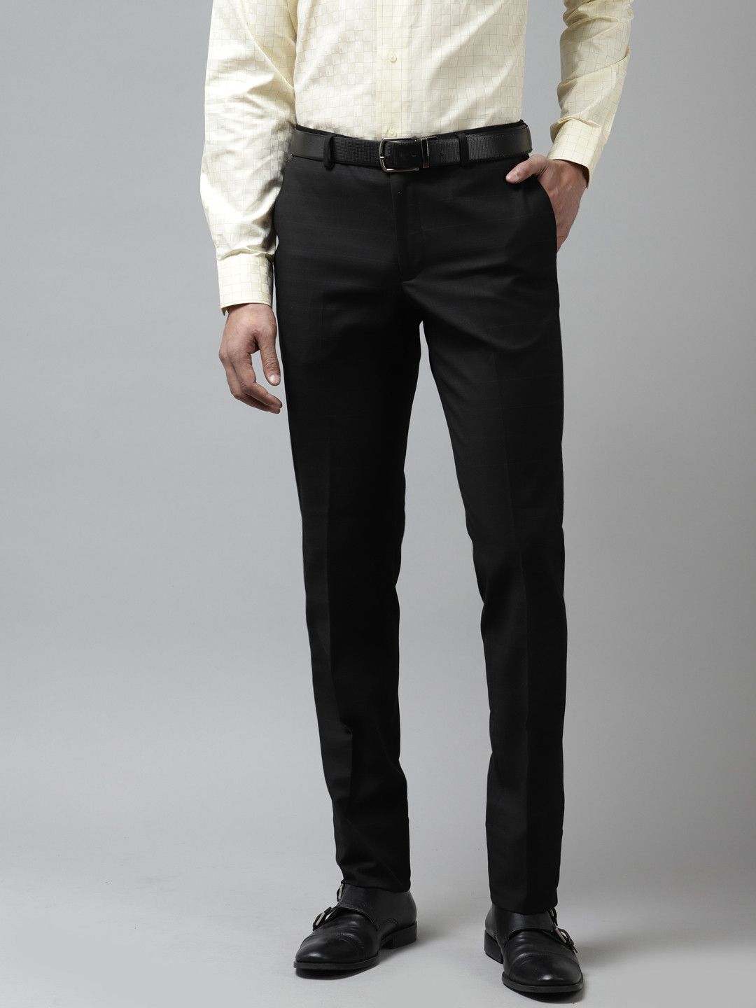 

Blackberrys Men Black B-91 Skinny Fit Trousers