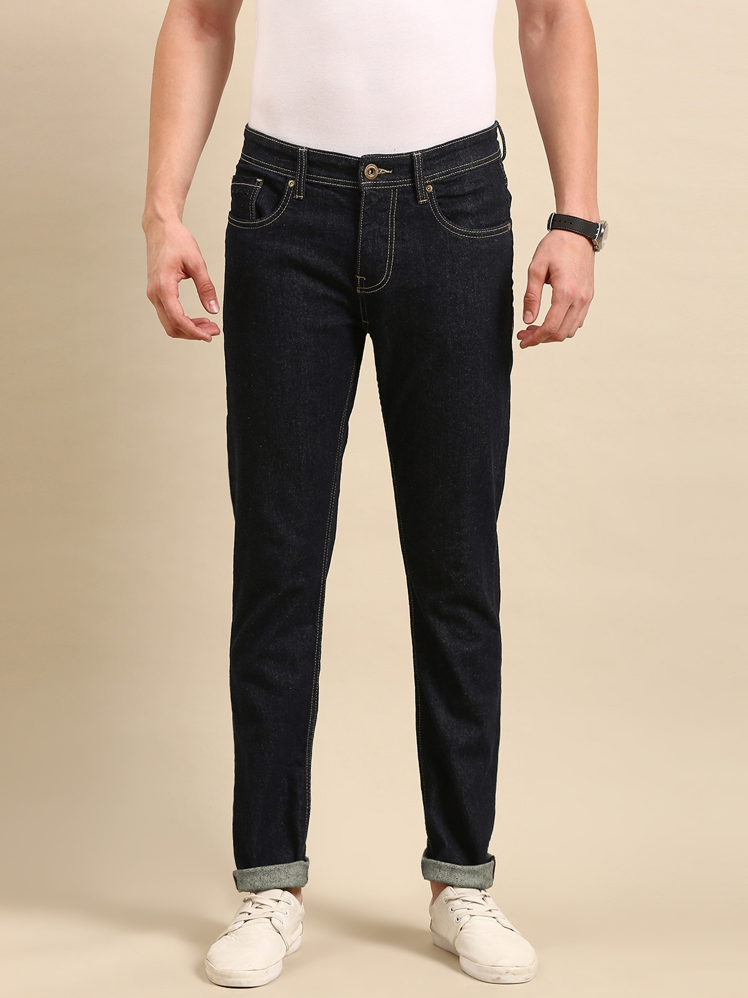 

Being Human Men Navy Blue Slim Fit Stretchable Jeans
