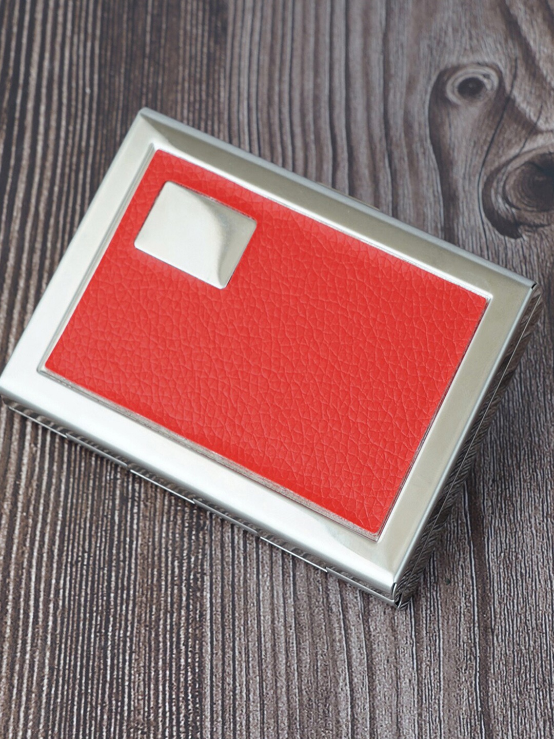 Style SHOES Orange PU Card Holder
