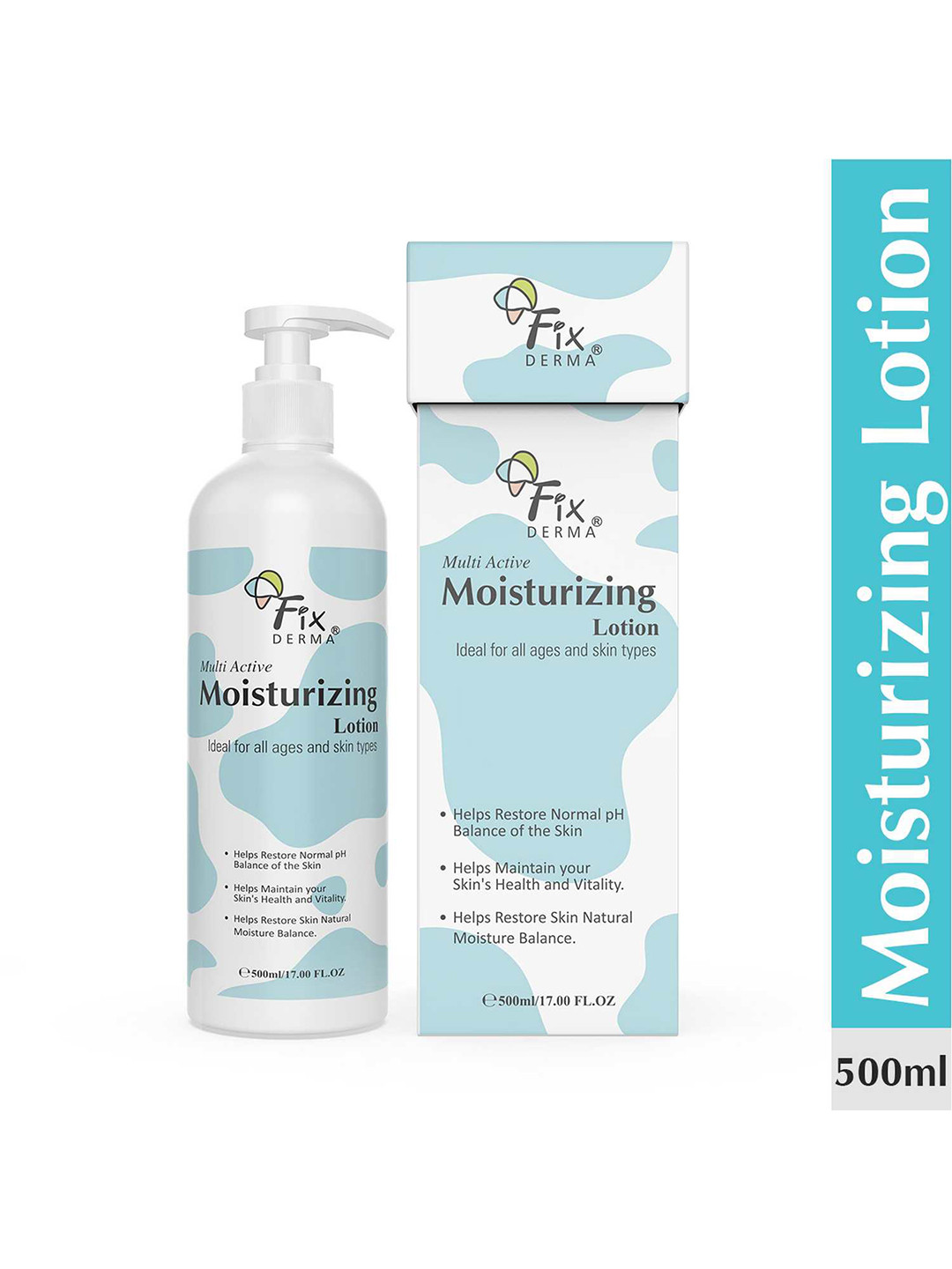 

Fixderma Daily Moisturizing Lotion for Dry Skin - 500ml, White