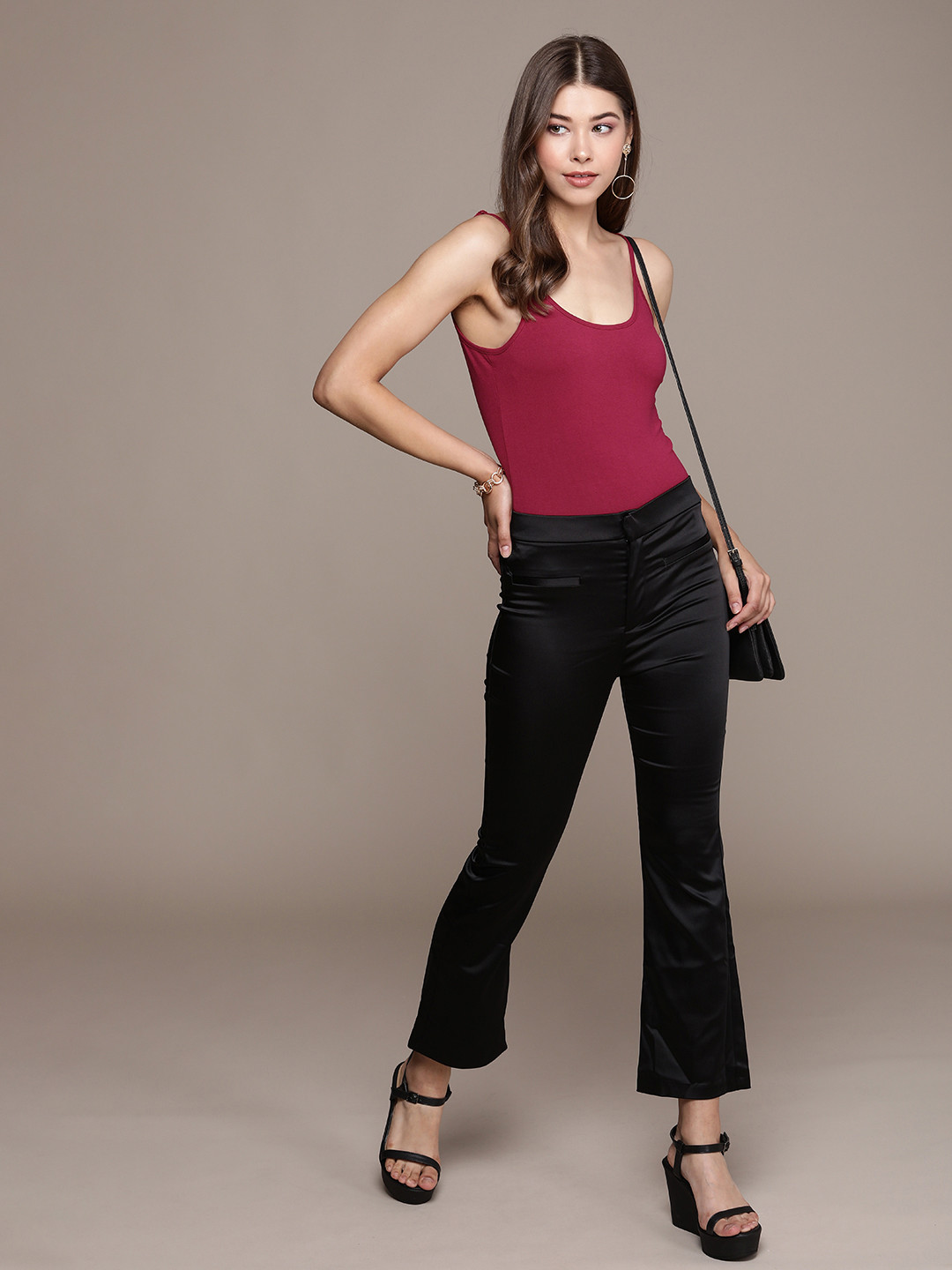 

bebe Persian Red Essential Solid Tank Top