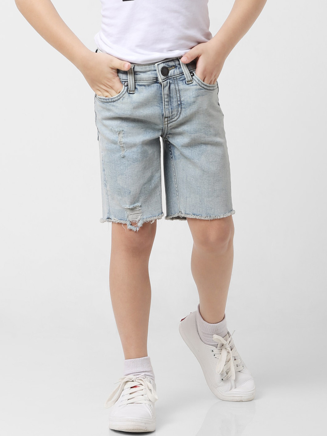

Jack & Jones Boys Blue Denim Shorts