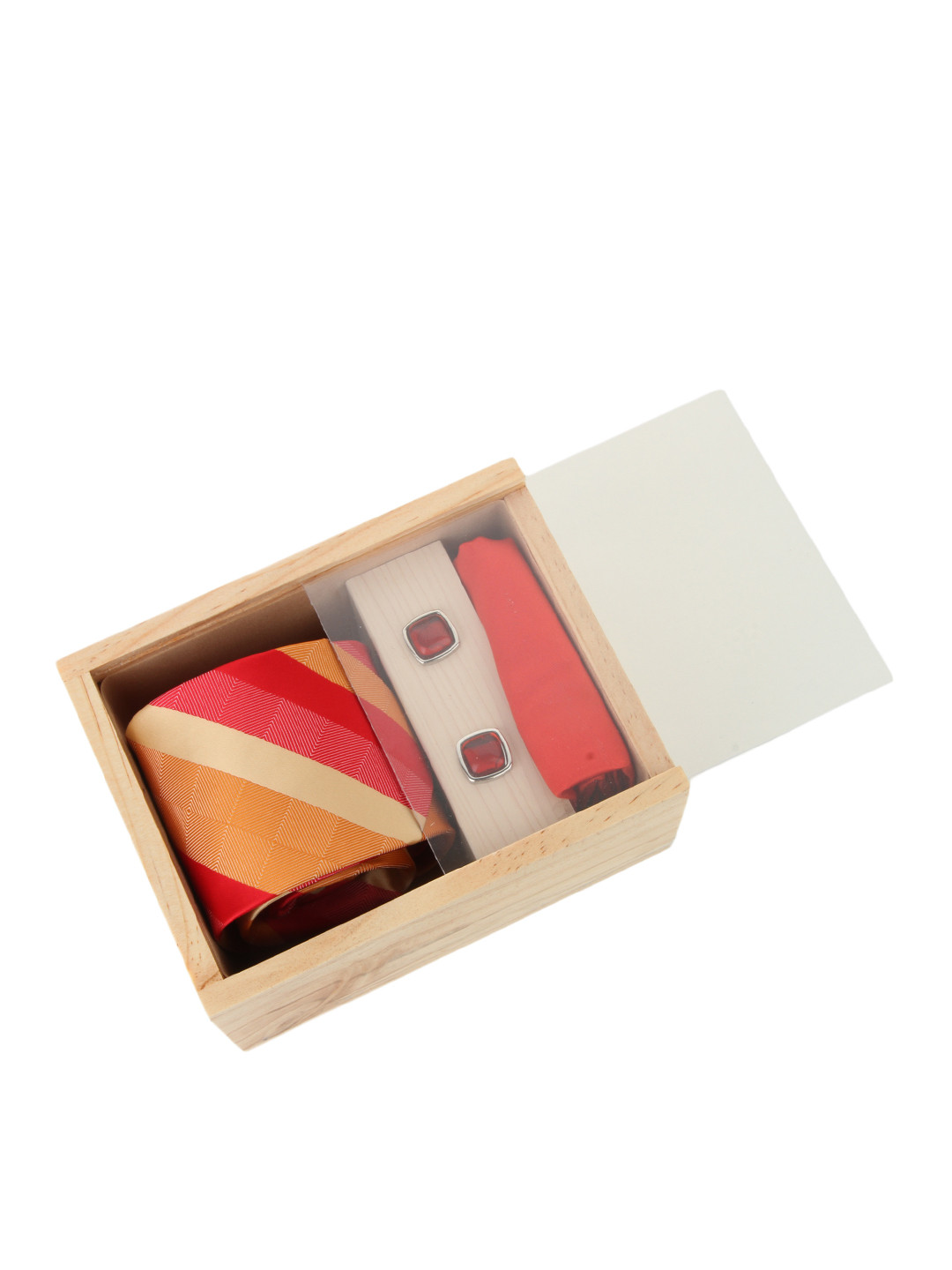 

Alvaro Castagnino Men Red & Orange Accessory Gift Set