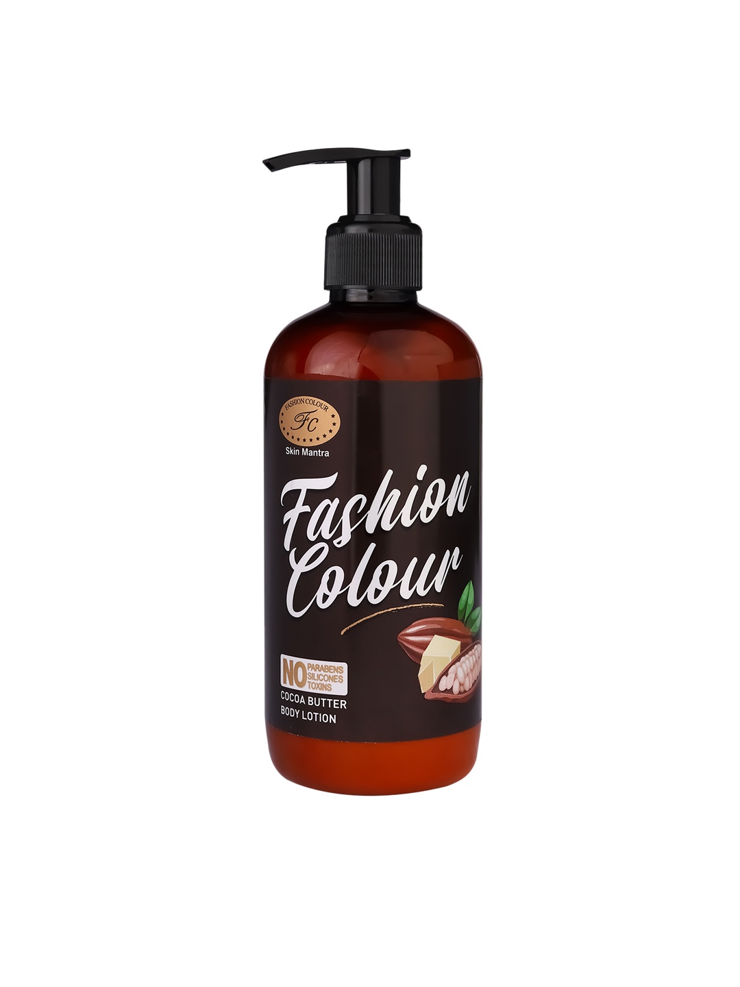 

Fashion Colour Paraben Free Cocoa Butter Body Lotion 300 ml, Brown