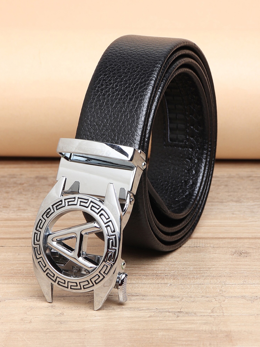 

ZORO Men Black Autlock Buckle Belt