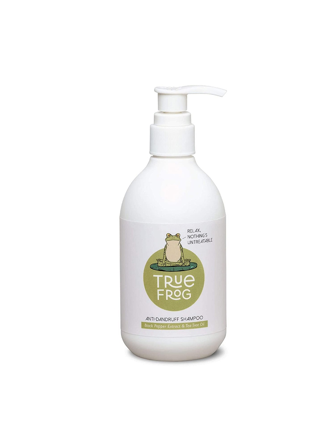 

TRUe FRoG Black Pepper & Tea Tree Oil Anti-Dandruff Shampoo - 250 ml, White