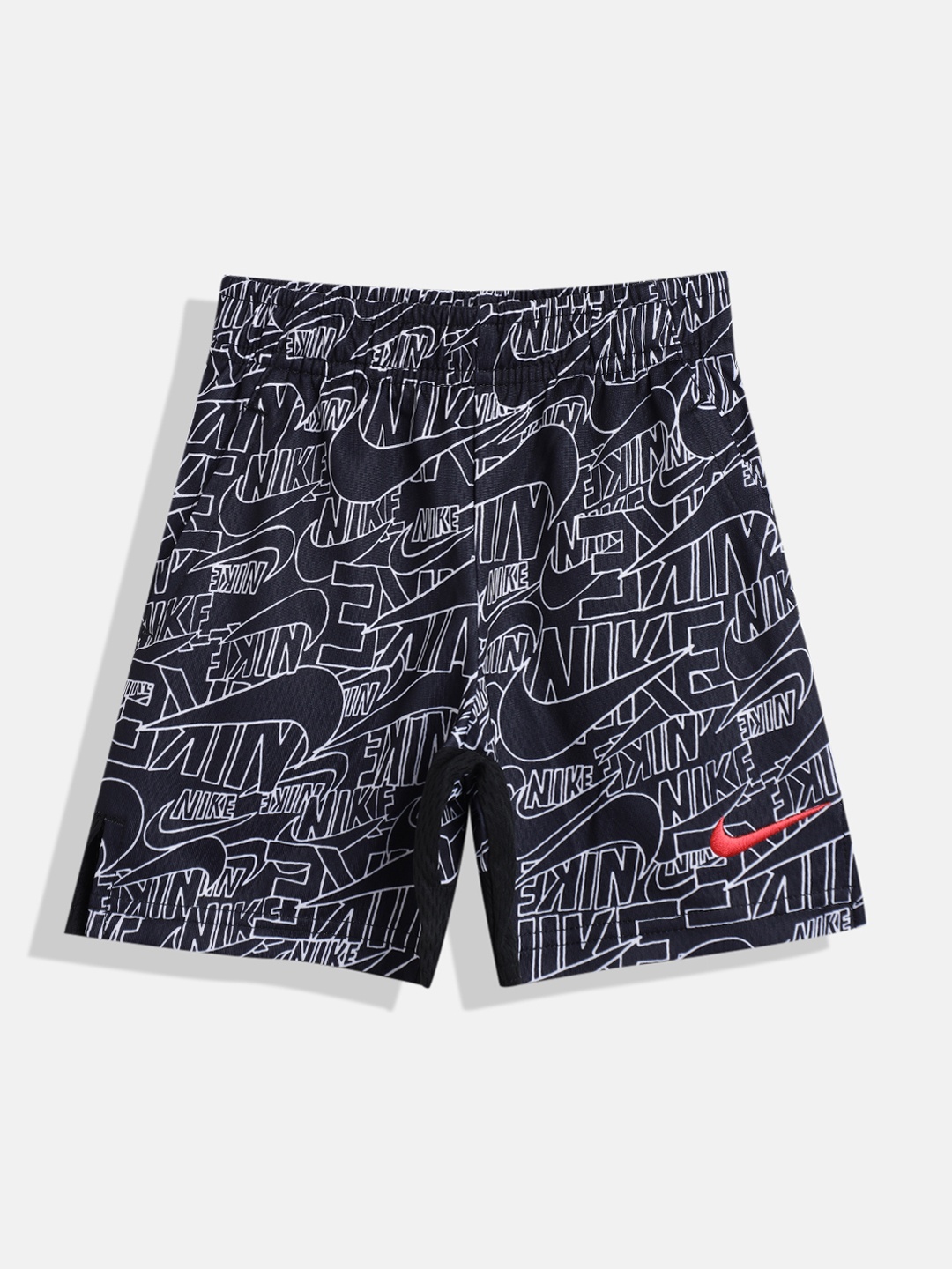 

Nike Boys Black Read Print Dri-Fit Shorts