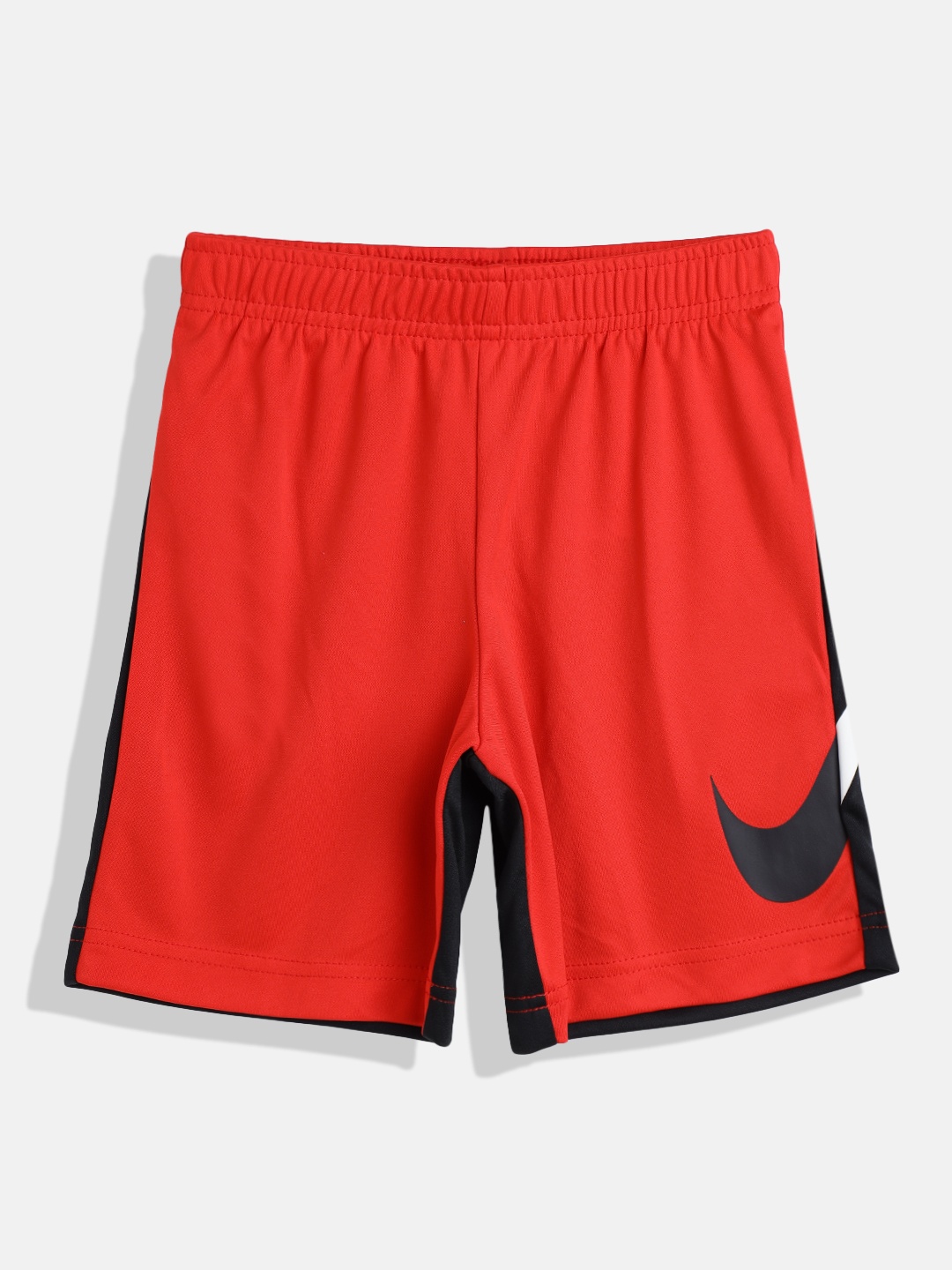 

Nike Boys Red & Black Colourblocked Dri-Fit Shorts