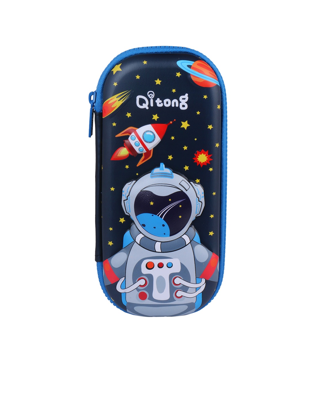 

Instabuyz Kids Navy Blue Printed Pencil Case