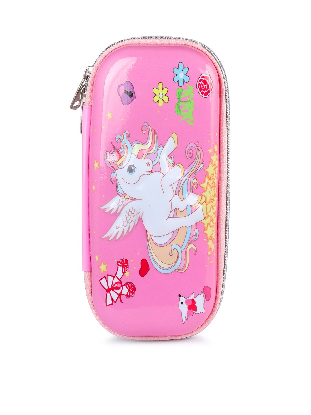 

Instabuyz Kids Pink Printed Zipper Pencil Pouch