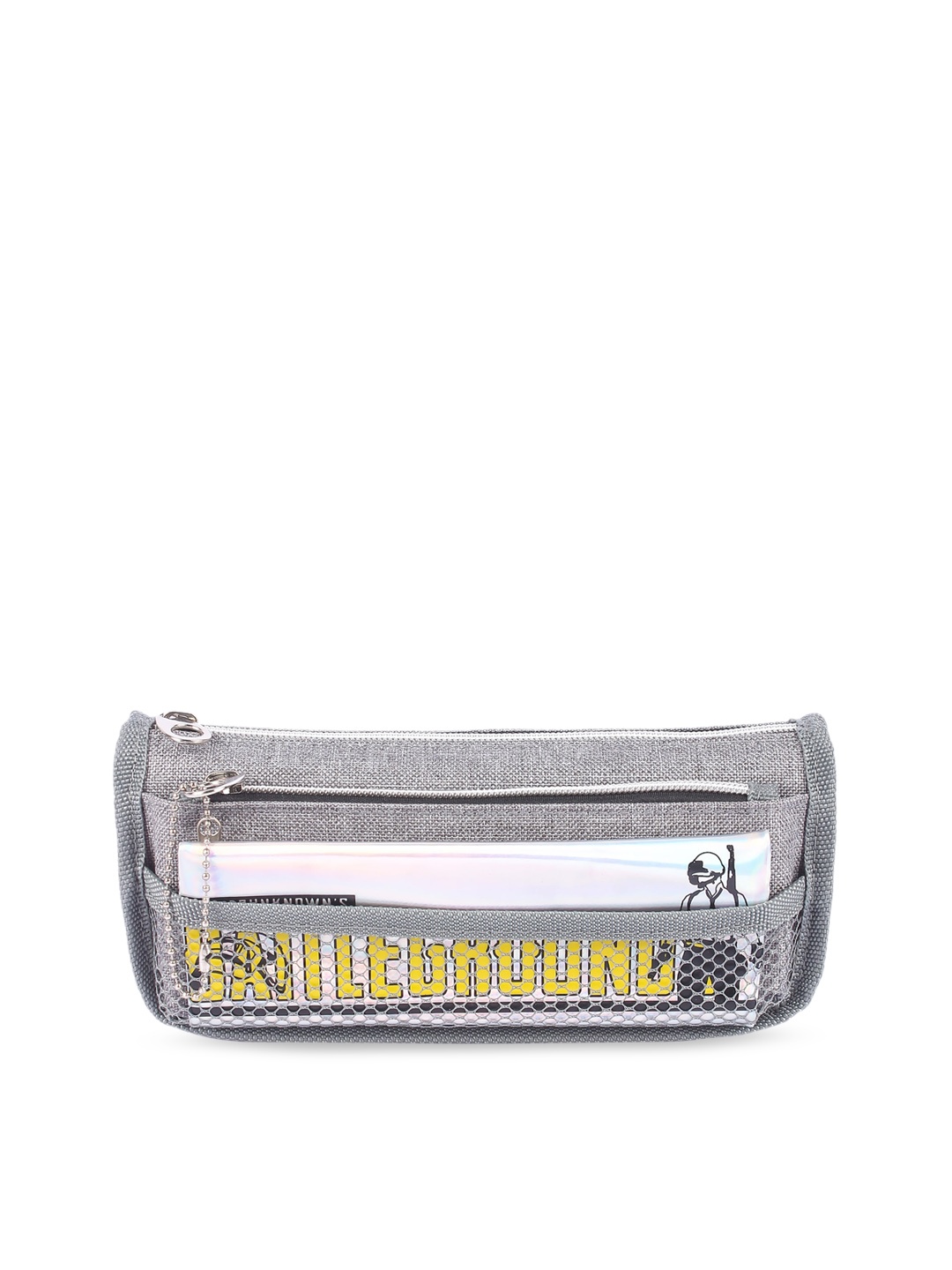 

Instabuyz Kids Grey Printed Pencil Case