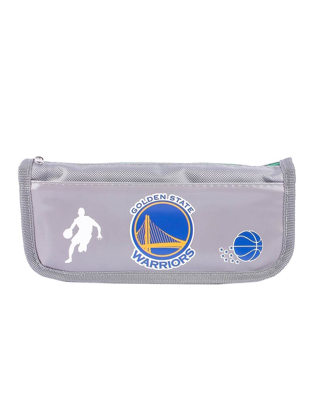 

Instabuyz Unisex Kids Grey & Blue Printed Pen Pencil Case Stationery