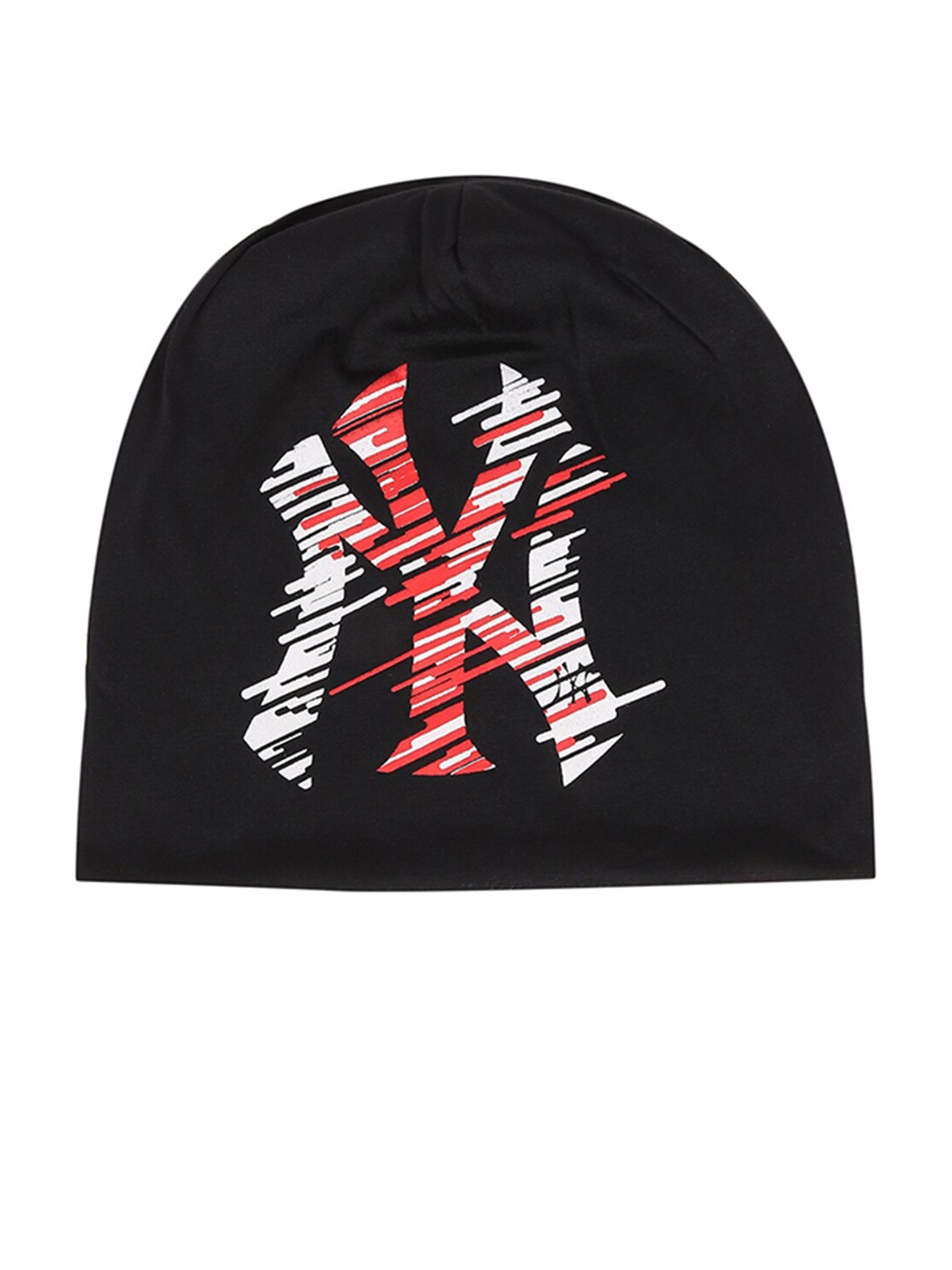 

iSWEVEN Black & White Printed Beanie