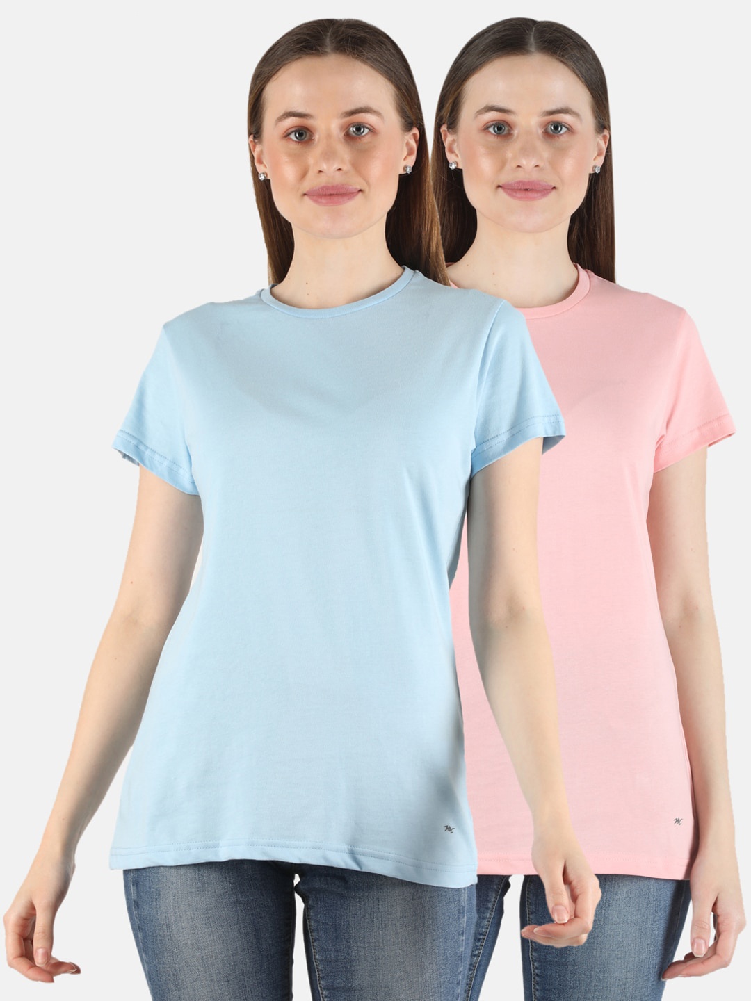 

Monte Carlo Pack Of 2 Peach Pure Cotton Top