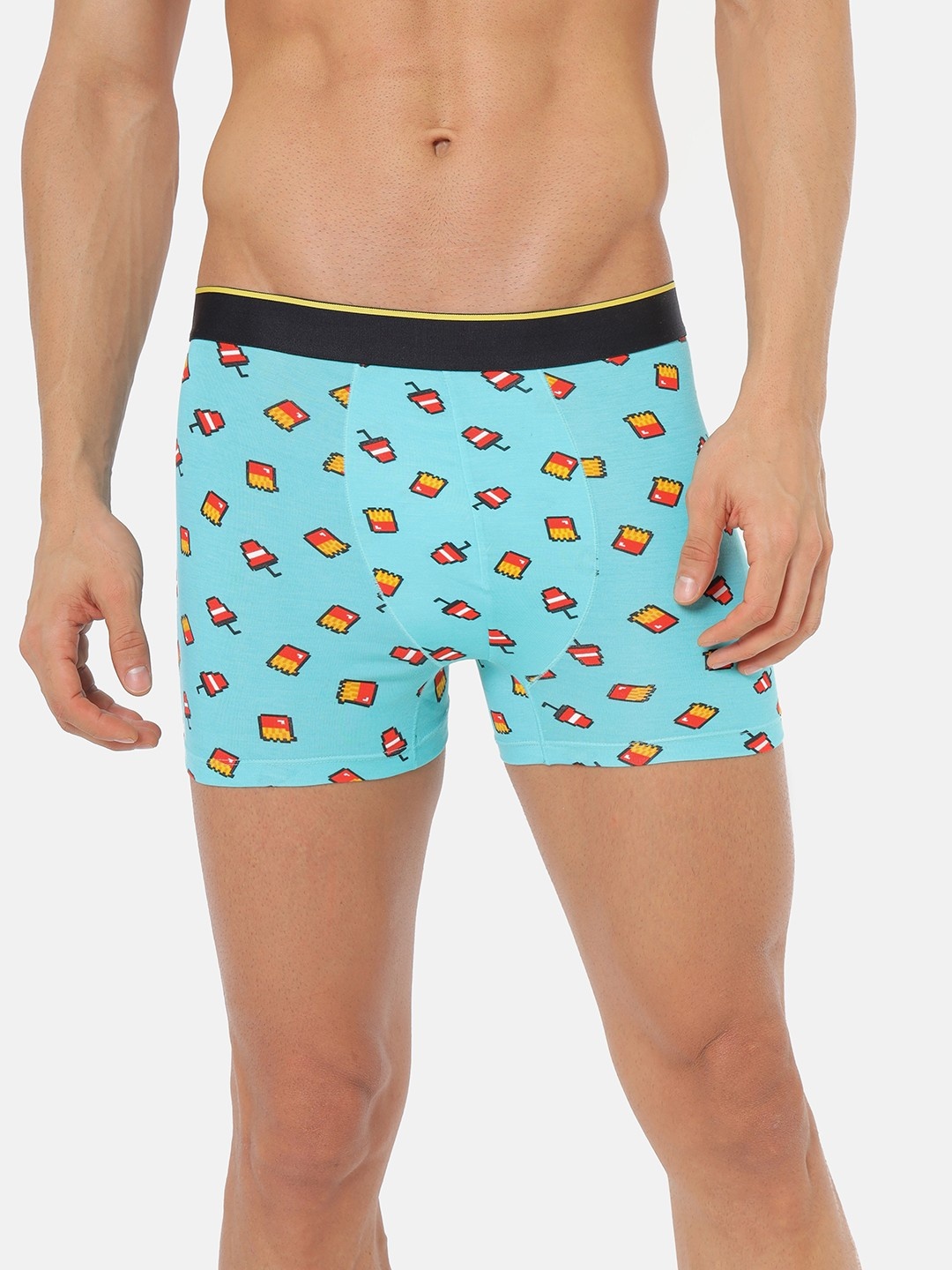 

bummer Men Printed Micro Modal Mc Bum Trunks TRMC01S, Blue