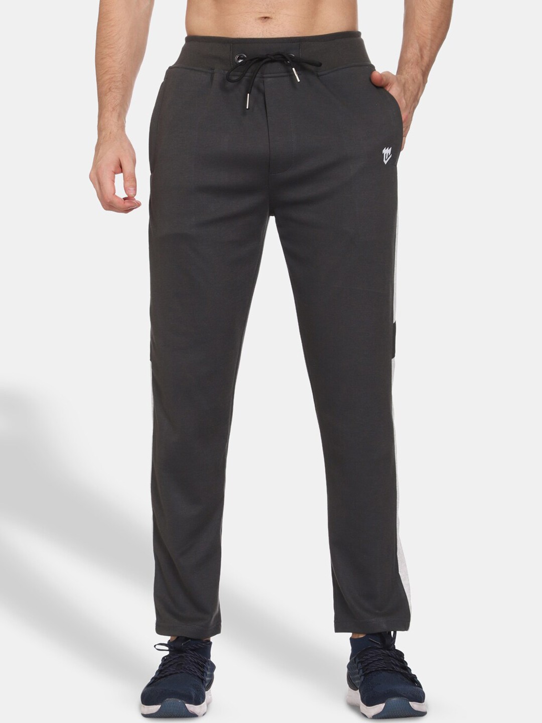 

Mark Leute Men Charcoal Grey Solid Track Pants