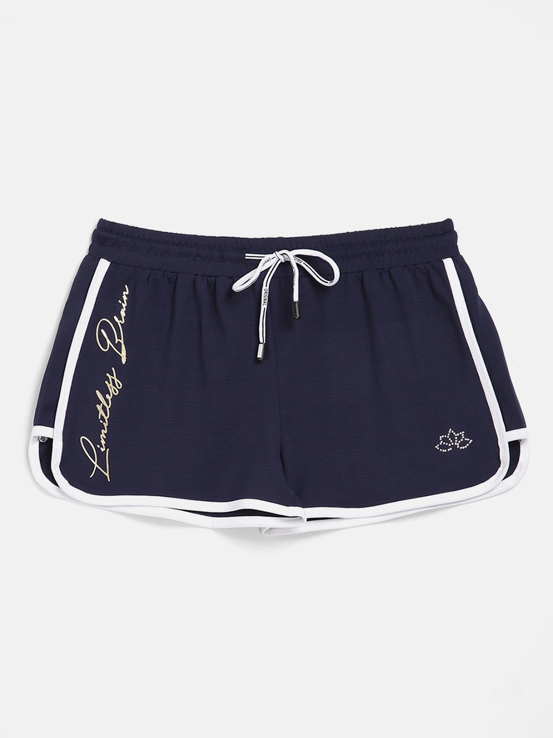 

V2 Value & Variety Girls Blue Cotton Hot Pants Shorts