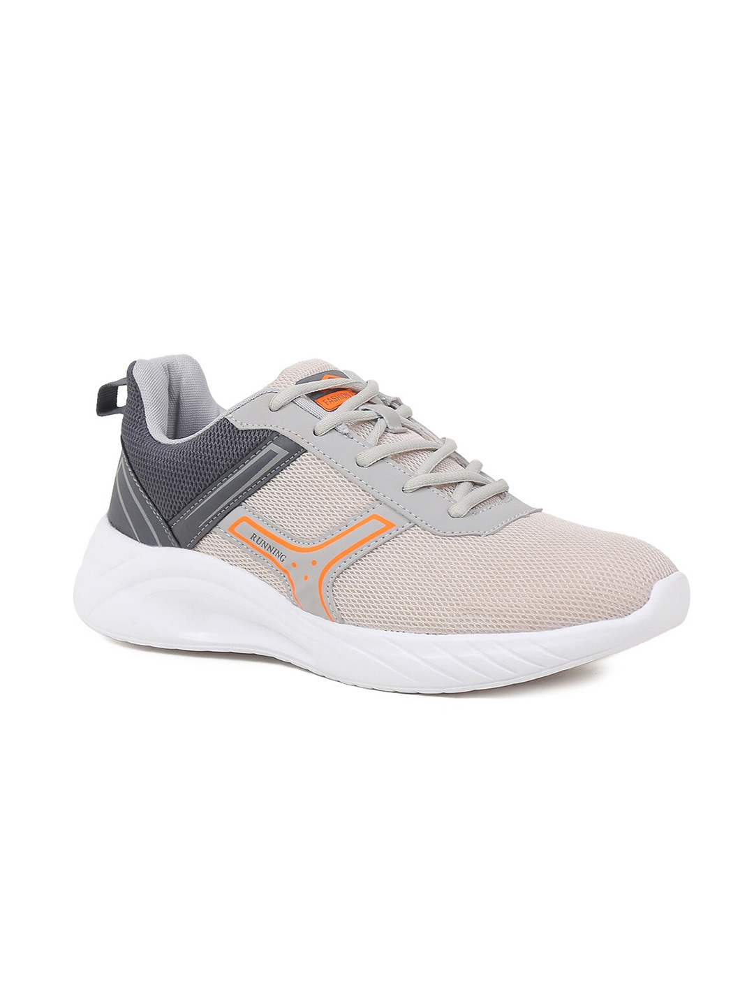 

ASIAN Men Grey Mesh Running Shoes