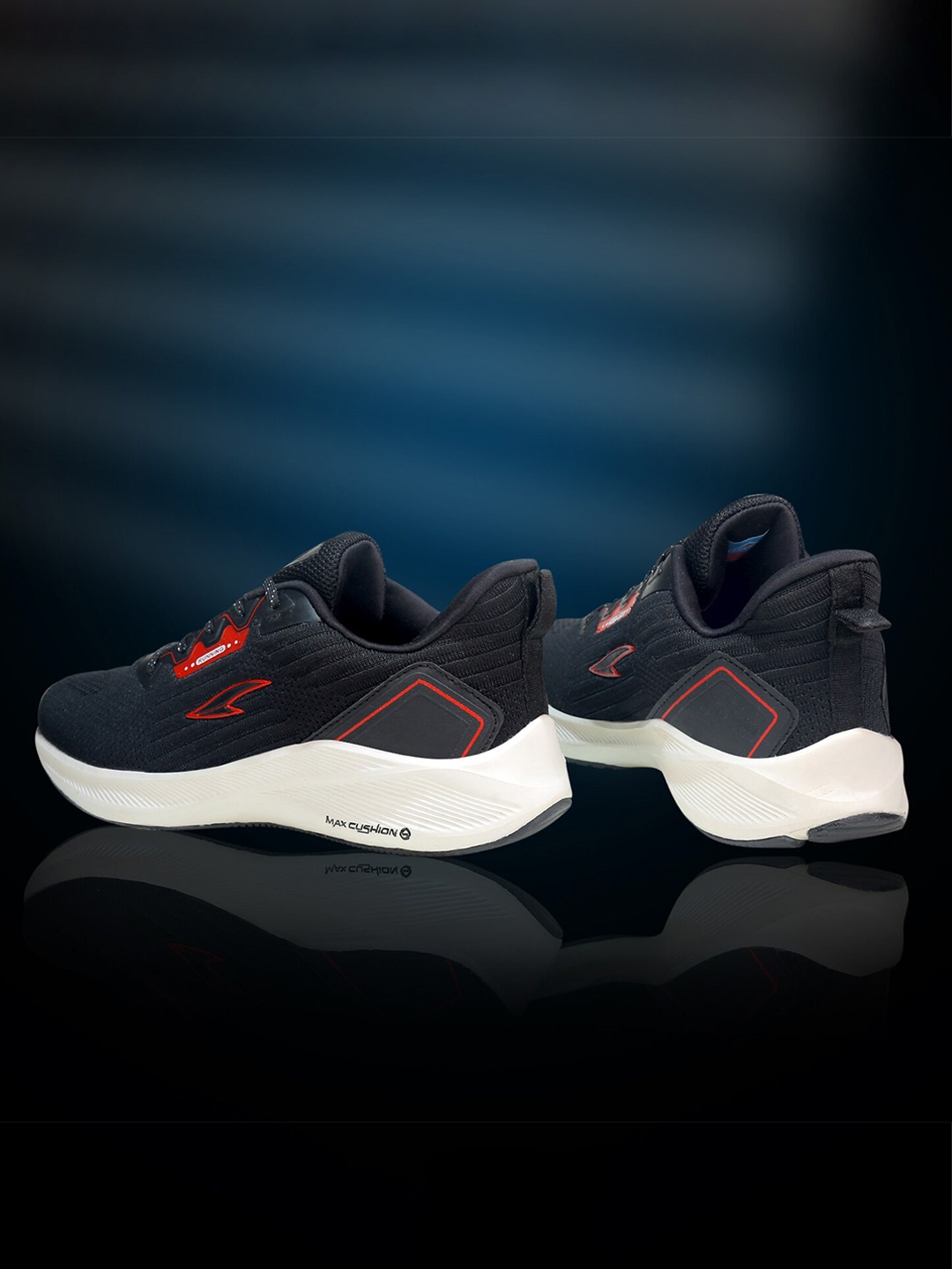 

ASIAN Men Black Mesh Running Shoes
