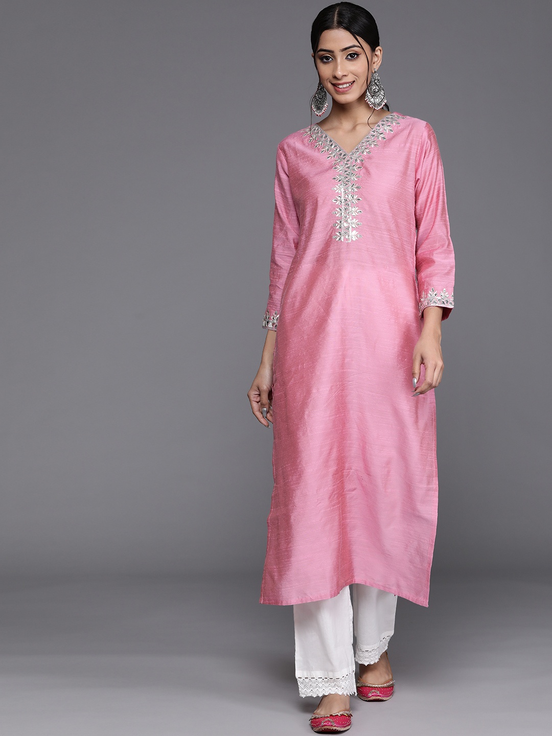 

Varanga Women Pink Kurta