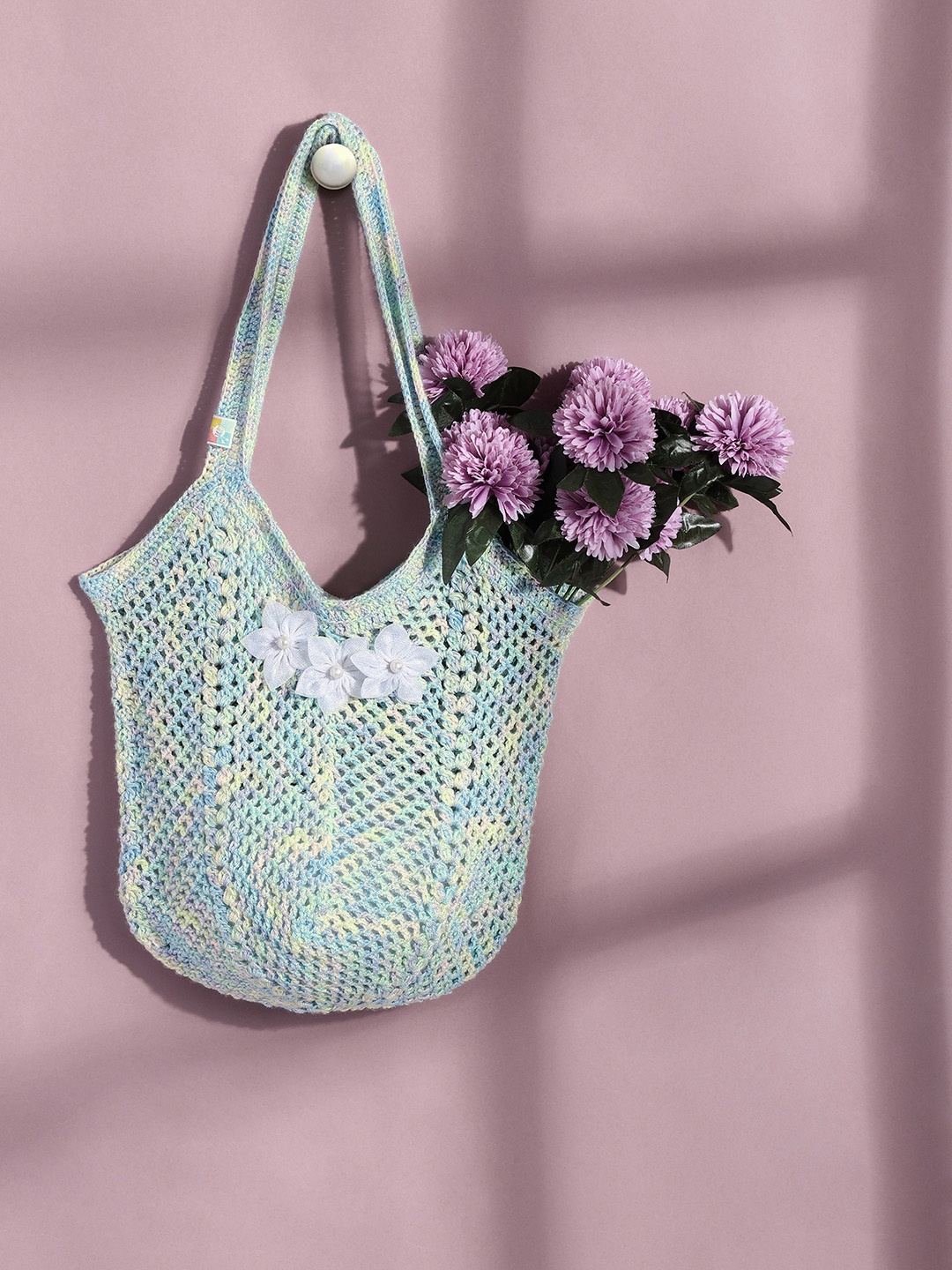 

Magic Needles Green Shopper Shoulder Bag