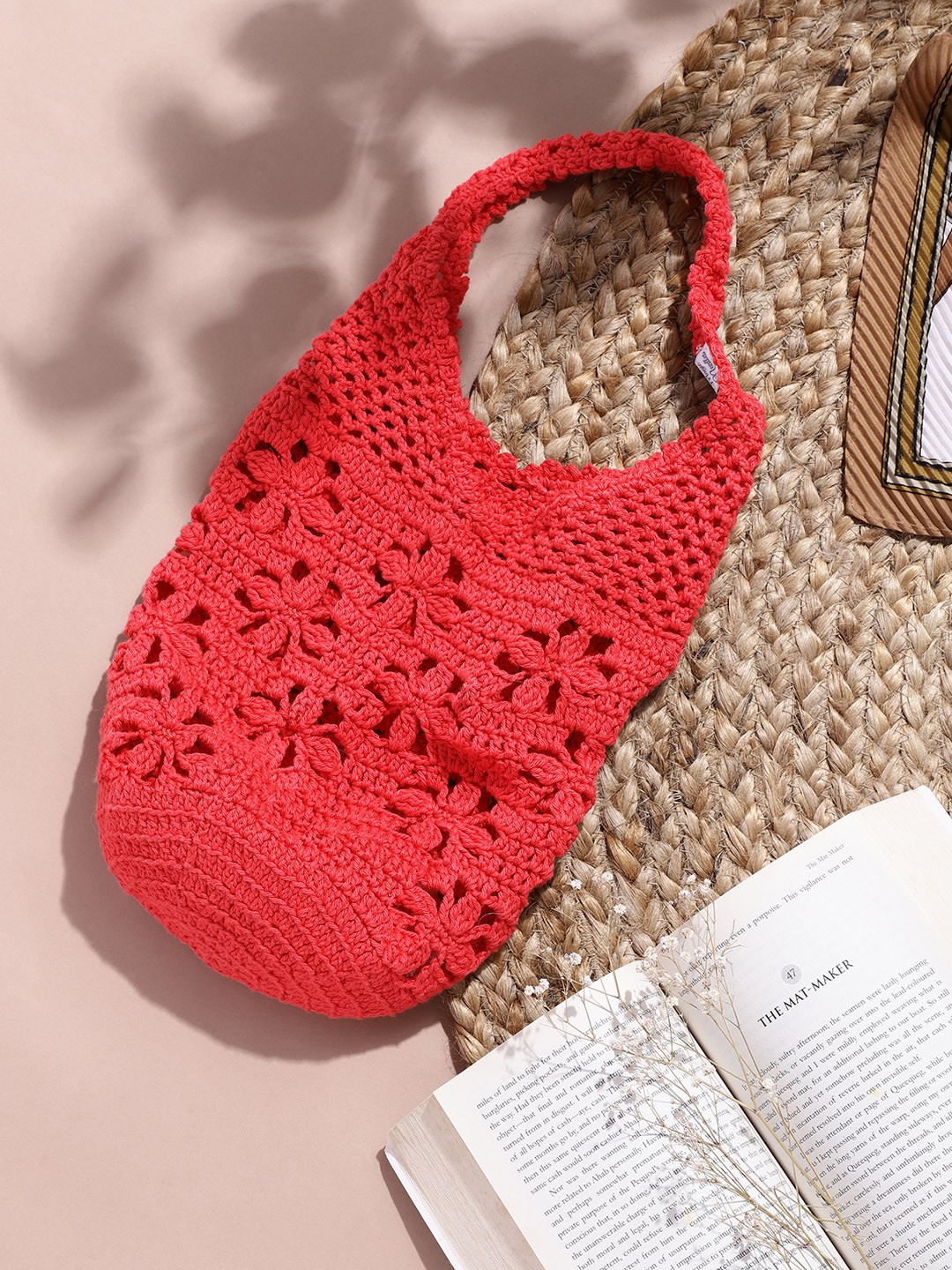 

Magic Needles Red Shopper Shoulder Bag