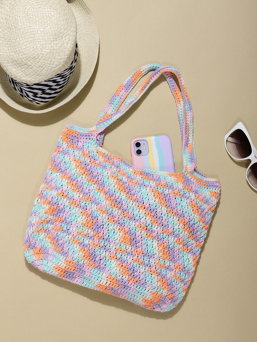 

Magic Needles Purple Shopper Shoulder Bag
