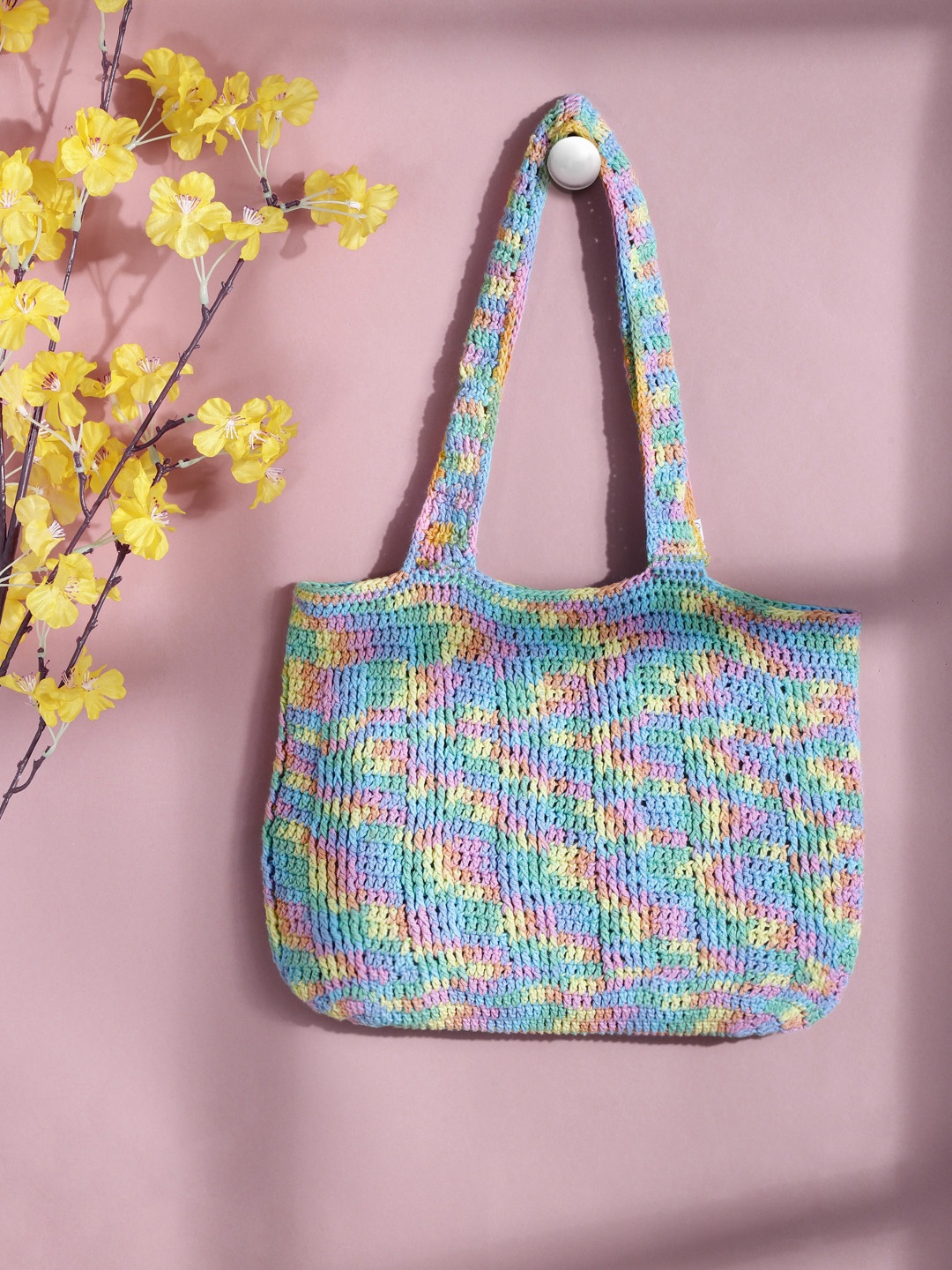 

Magic Needles Blue Shopper Shoulder Bag