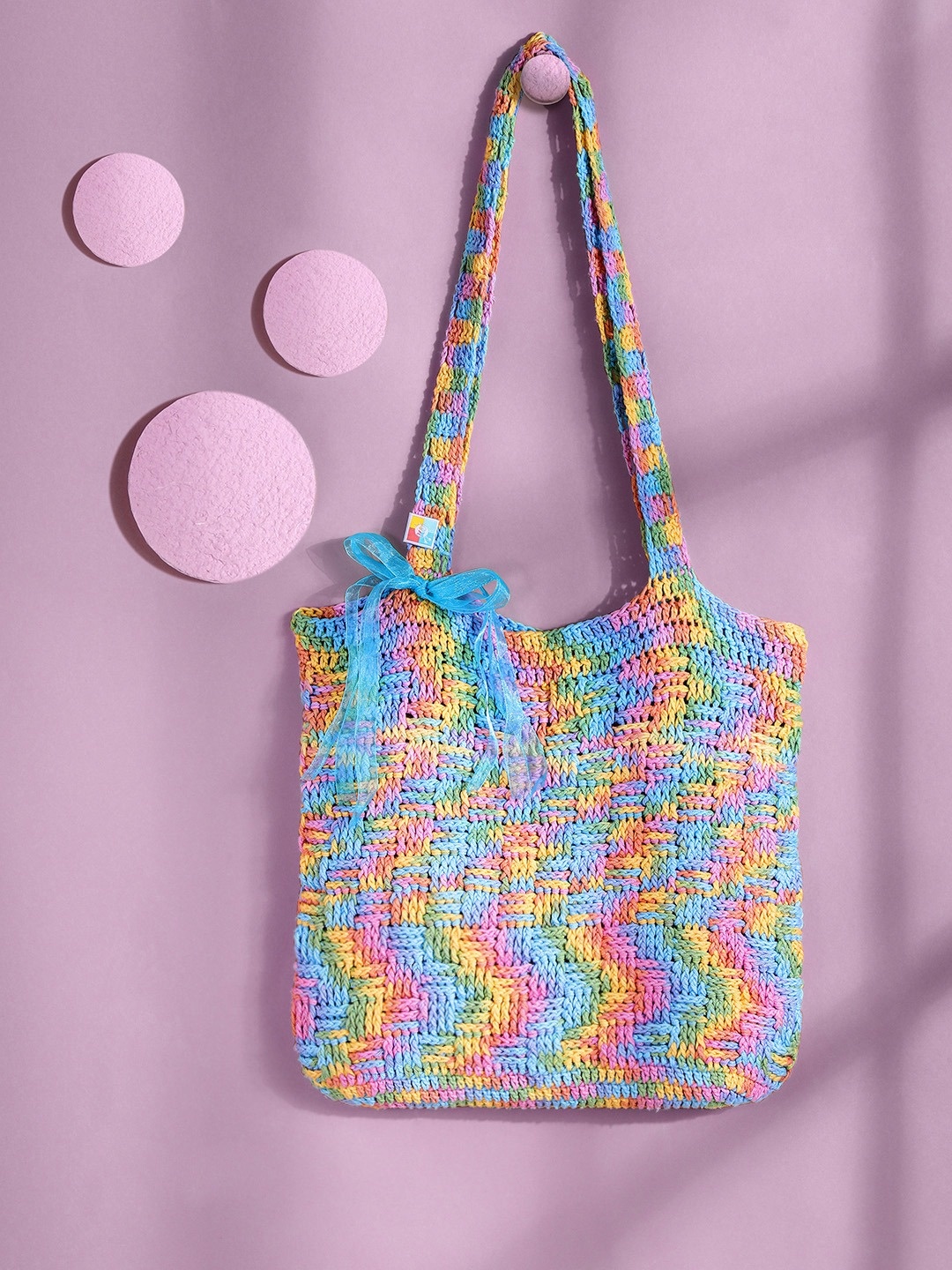 

Magic Needles Blue Shopper Shoulder Bag