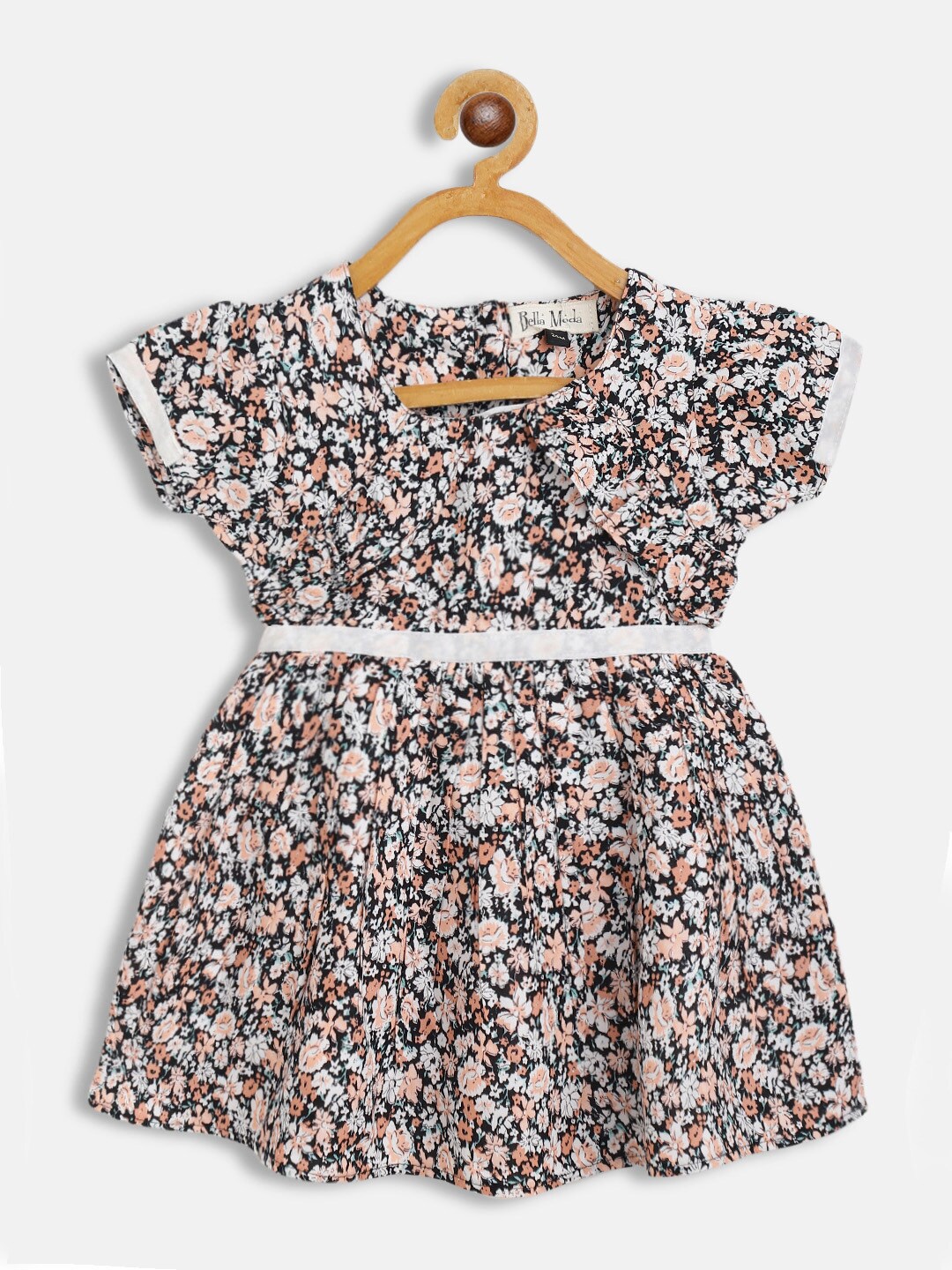

Bella Moda Brown Floral Dress