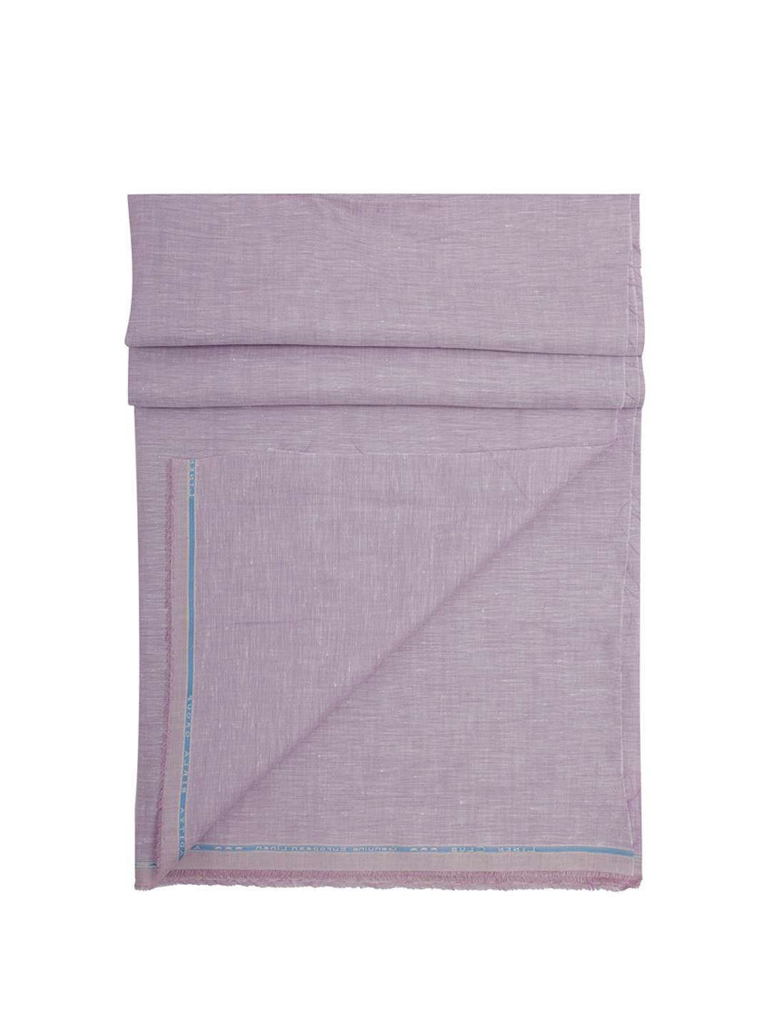 

Linen Club Men Purple Solid Shirt Fabric