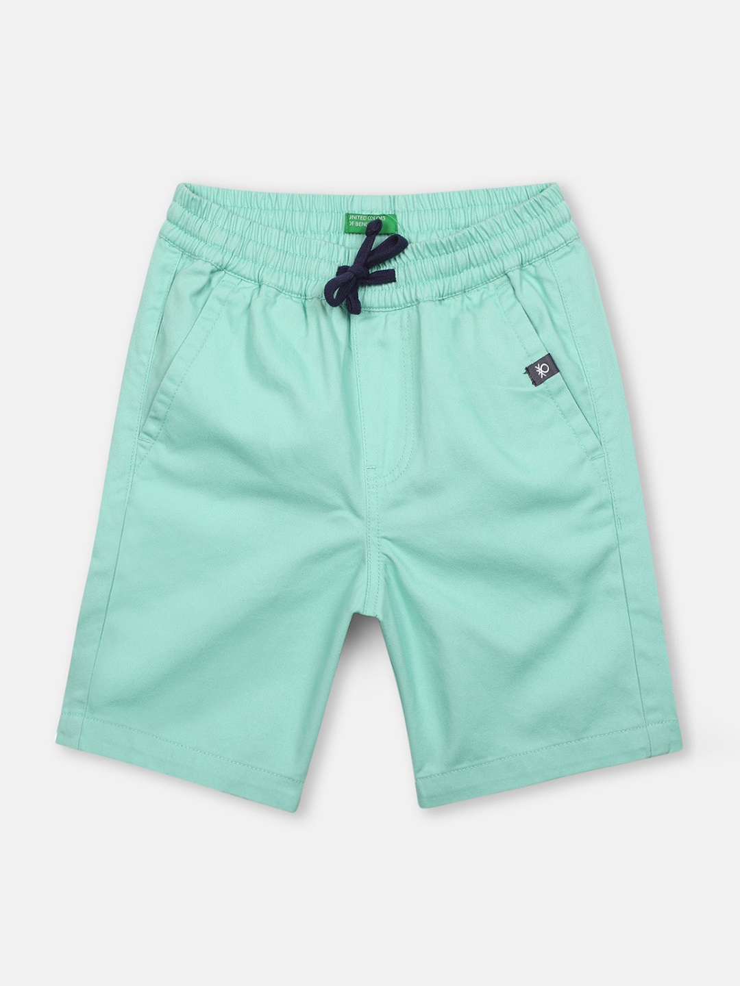

United Colors of Benetton Boys Blue Cotton Shorts