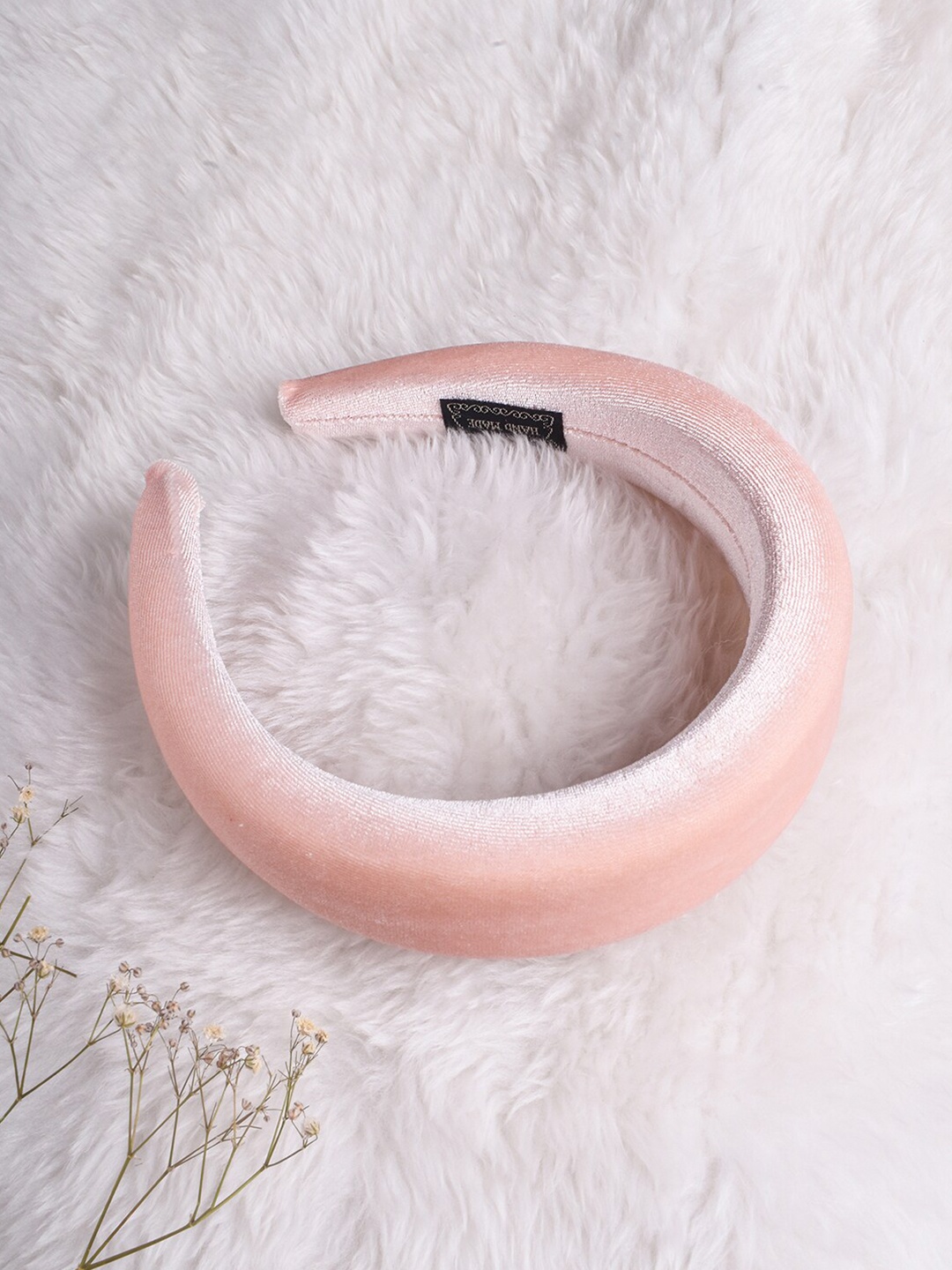 

JOKER & WITCH Women Pink Velvet Hairband