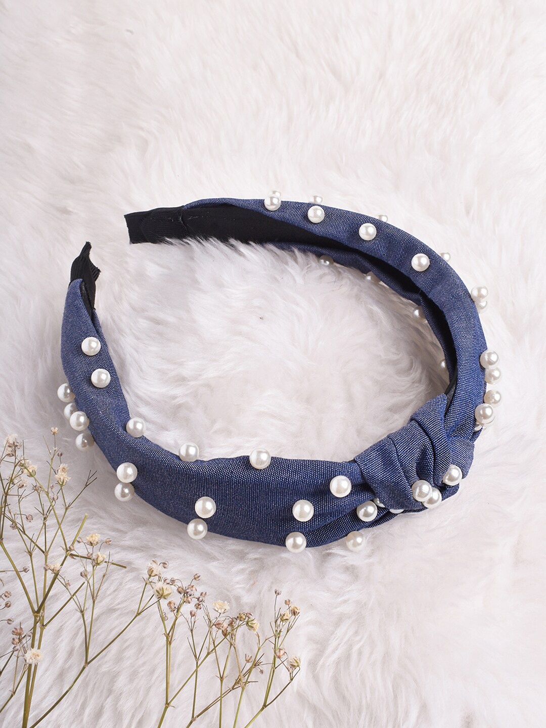 

JOKER & WITCH Women Blue Embellished Hairband