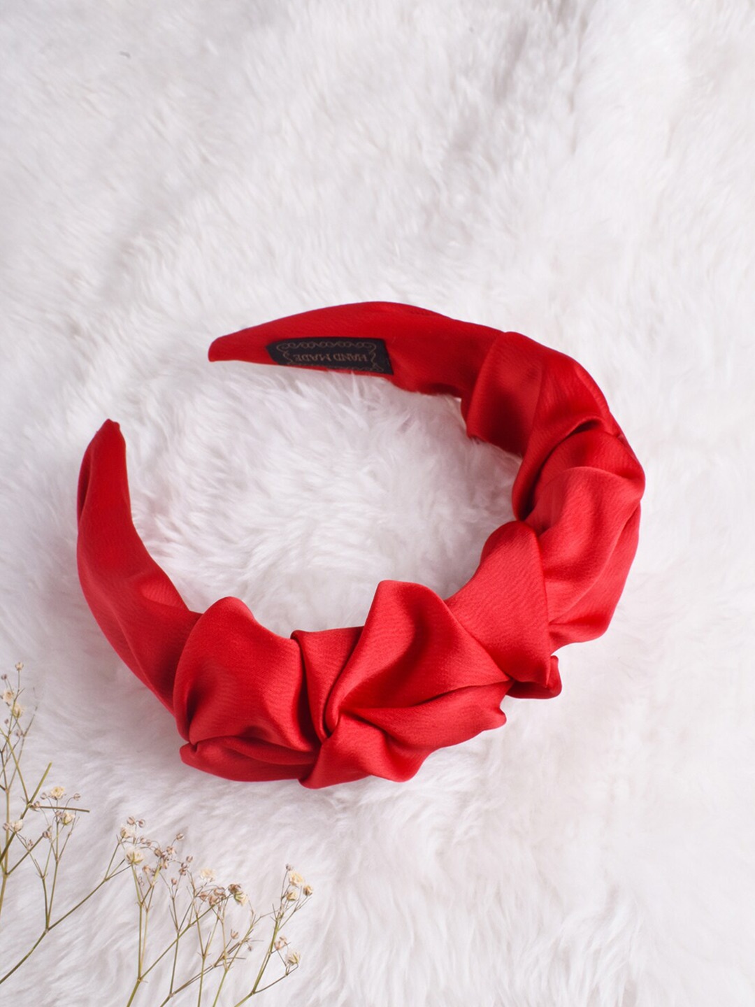 

JOKER & WITCH Women Red Smocked Hairband