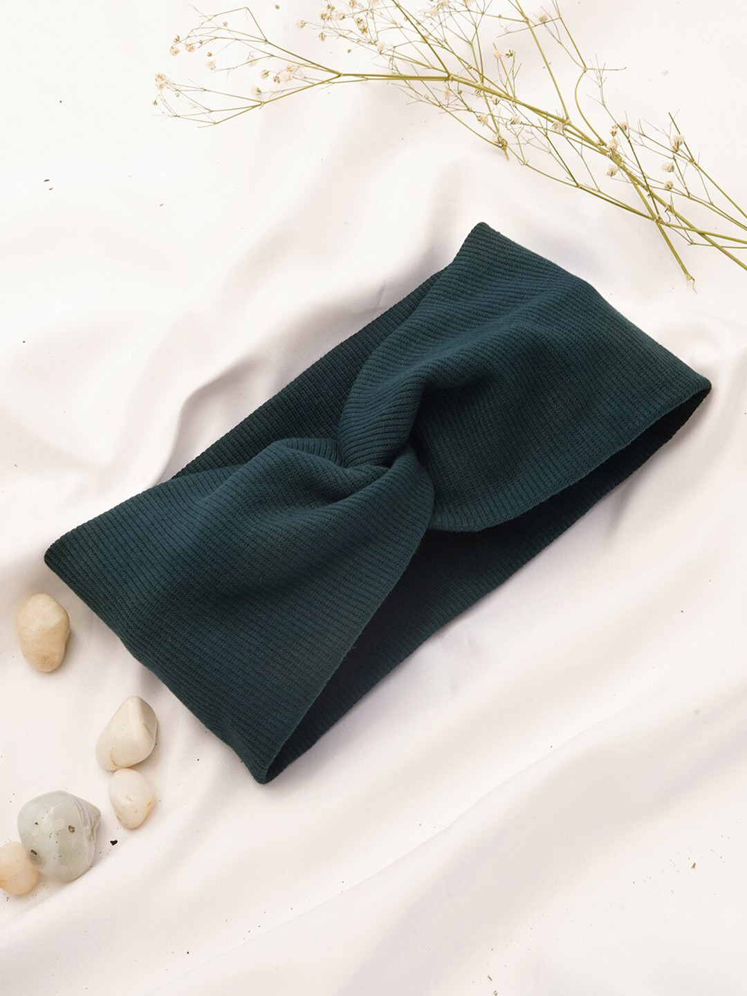 

JOKER & WITCH Women Green Bandeau Hairband