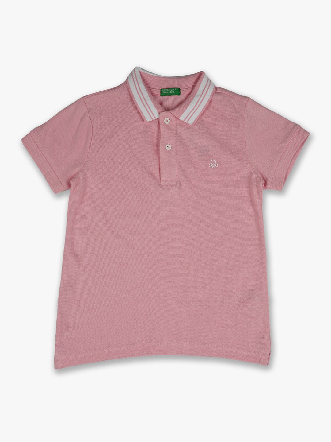 

United Colors of Benetton Boys Rose Polo Collar T-shirt