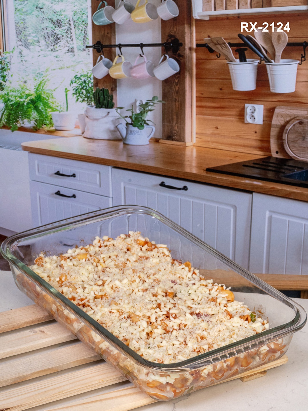 

Roxx Transparent Solid Glass Rectangular Baking Dish