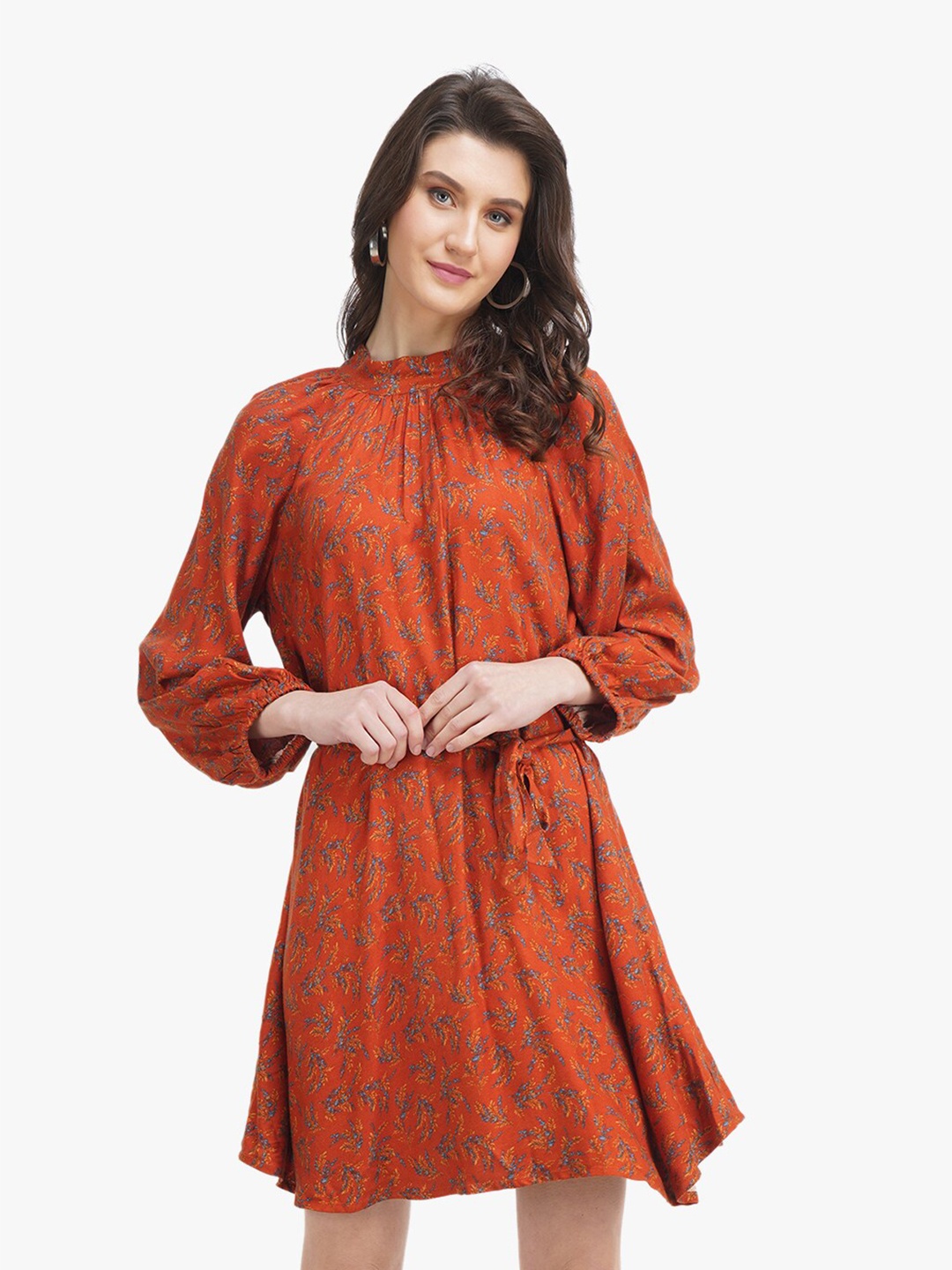 

United Colors of Benetton Red Printed Dress