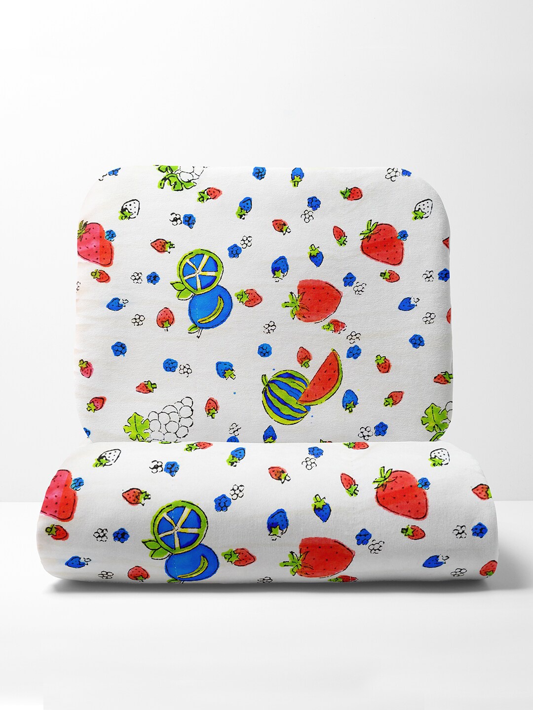 

Moms Home White & Blue Mild Winter Single Bed Quilt