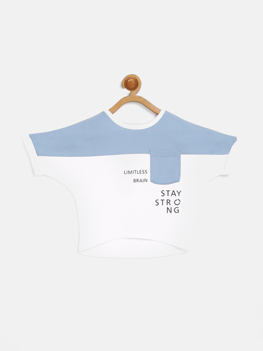 

V2 Value & Variety Girls Blue Printed Top