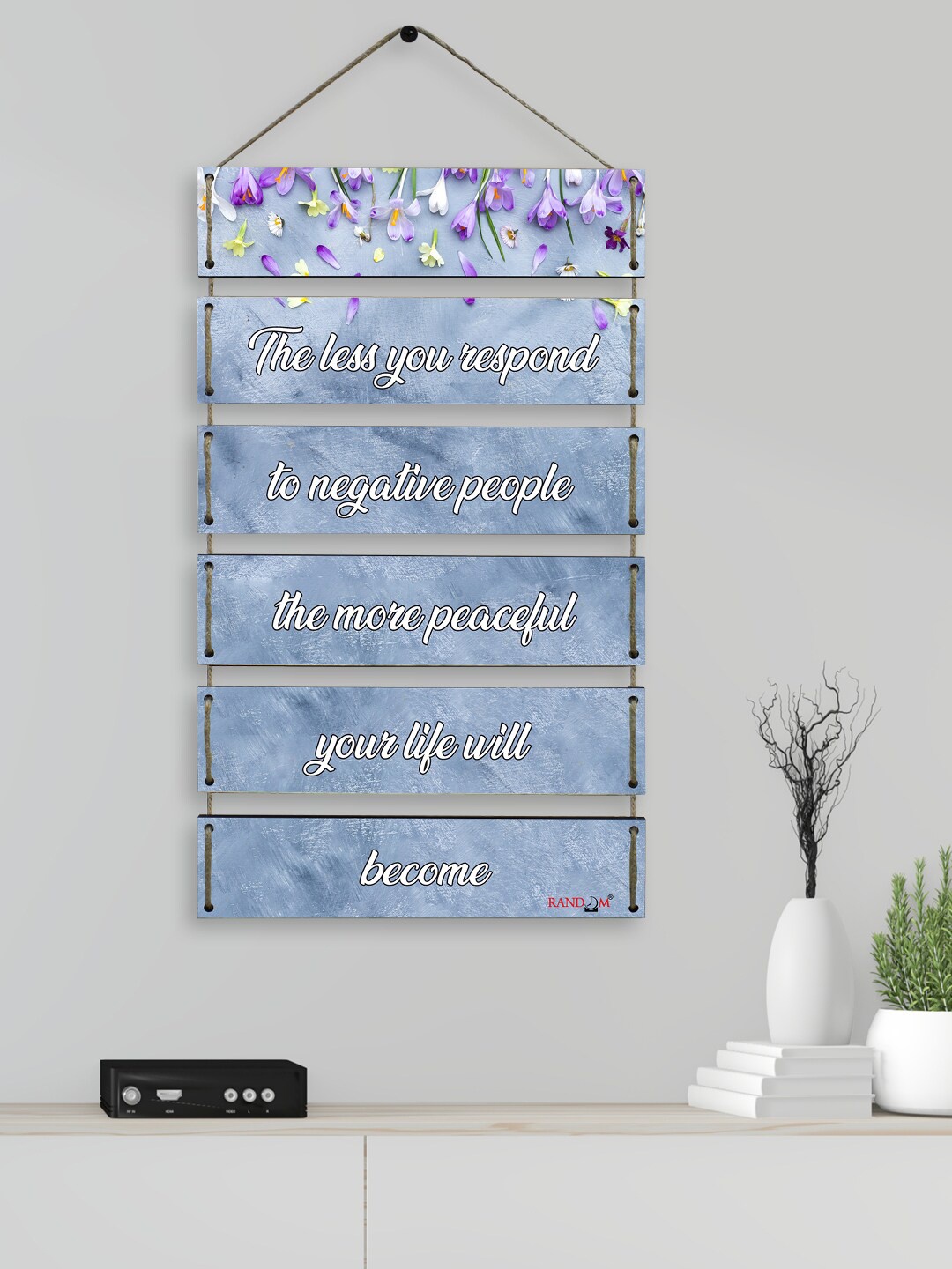 

RANDOM Purple Motivational Quotes Wooden Wall Hangings