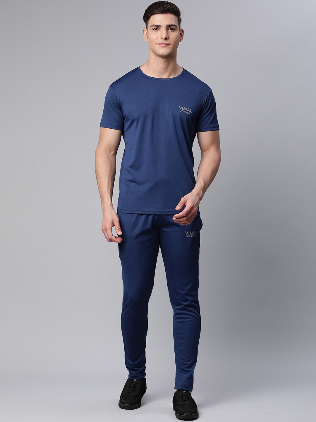 

Vimal Jonney Men Navy Blue Solid Track Suit